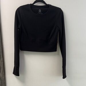 Move Theology Long Sleeve Crop Top